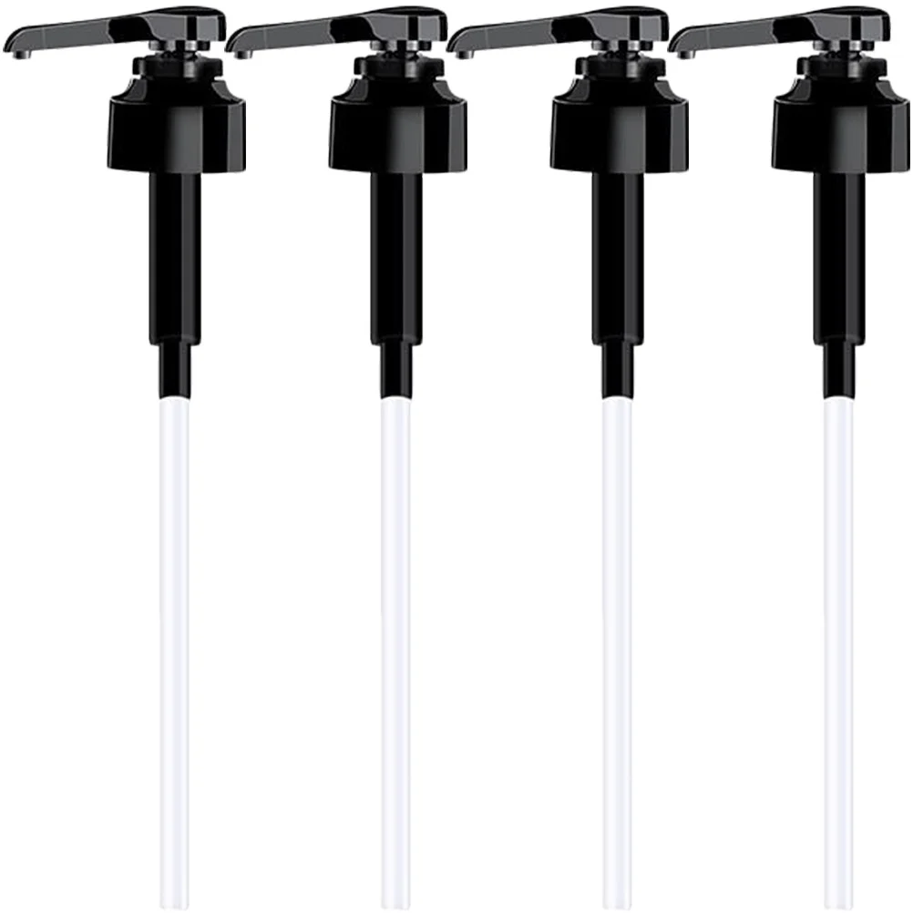 

4Pcs Bottle Pump Head Press Type Dispenser Pump Replacement for Kitchen Sauce Oil Bottle Accessories Cap Press