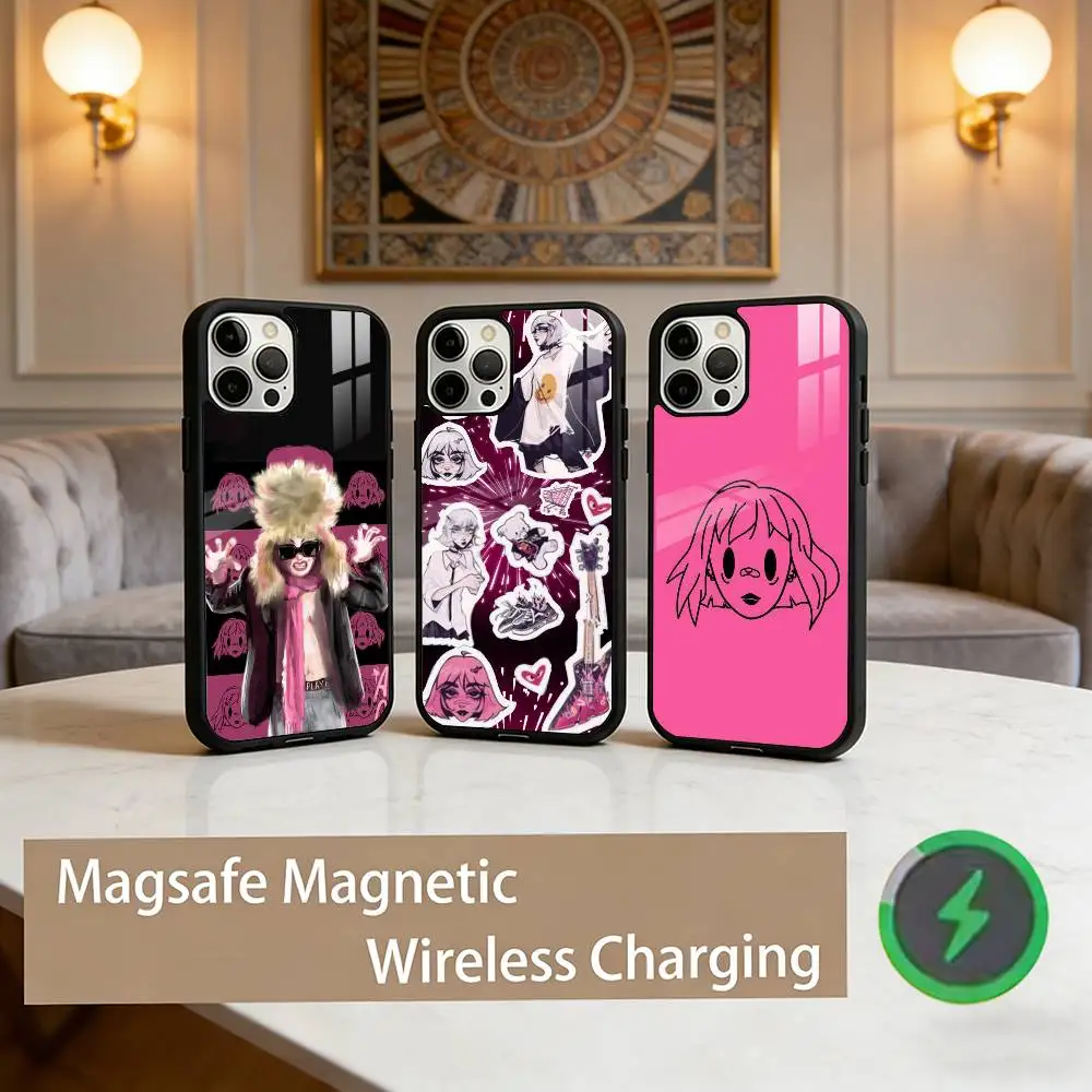 

Singer Poshlaja Molli Phone Case For iPhone17,16,15,14,13,12,11 Plus,Pro Max Magnetic For Magsafe Wireless Charging