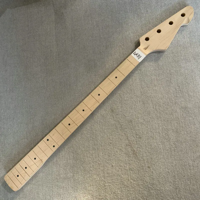 LN111 4-String Electric Bass Guitar Neck 20 Frets Right Hand Genuine Peavey DIY Part - Unpainted No Logo No Frets Unfinished