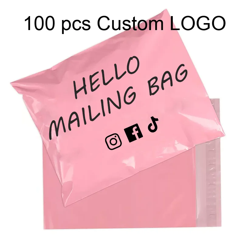 plastic bag printing packaging poly mailers custom biodegradable packaging Waterproof material envelope bag mailing bags