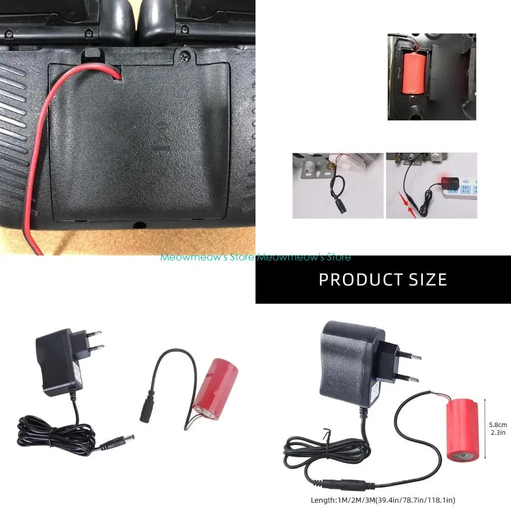 Pin W91A 1.5V LR20 thay thế 100V-240V đến 1,5V LR20 D Dây loại bỏ pin