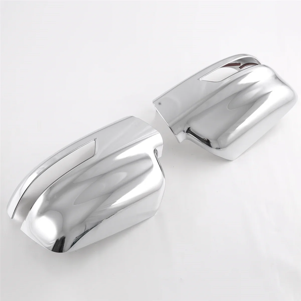 1Pair Car Rearview Mirror Cover Trim for Dodge Ram 1500 TRX T-Rex 2023 Side Wing Rear Mirror Caps Silver Plating