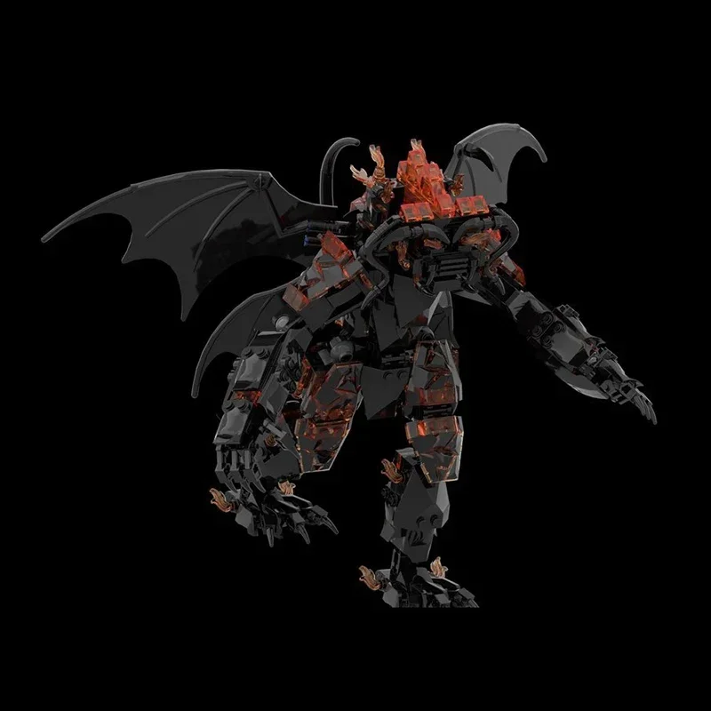Moc Building Blocks Magical Rings Movie Monsters Balrog Model Technology Bricks DIY Assembly Street View Toys Children Gifts