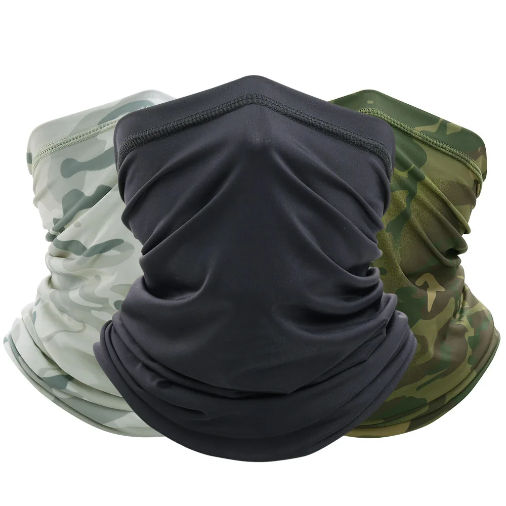 Sommer Atmungsaktives Kühles Mesh-Bandana für Wandern, Jagen, Radfahren, Laufen, Schlauchschal, Ski-Sport, Nackenwärmer, Halbgesichtsmaske für Männer und Frauen