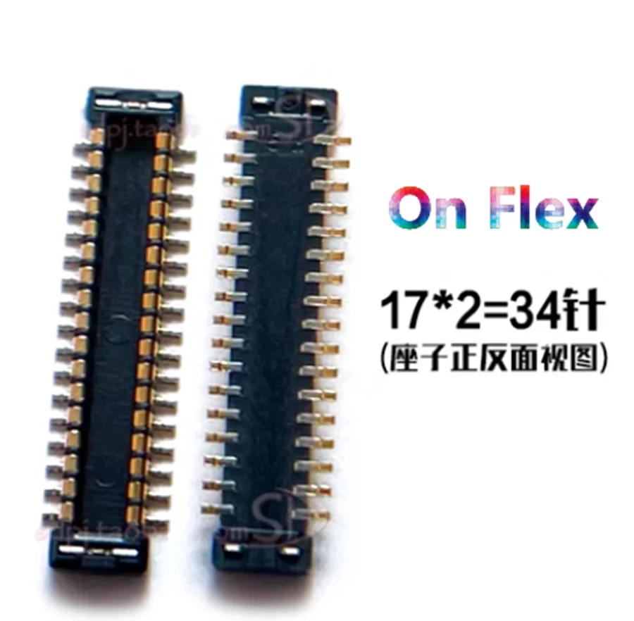 10-100pcs LCD Display Screen Plug Flex FPC Connector For Huawei Honor 10i 20S 10 Lite 8A Pro Prime V20 20 20I 30S Board 34 Pin