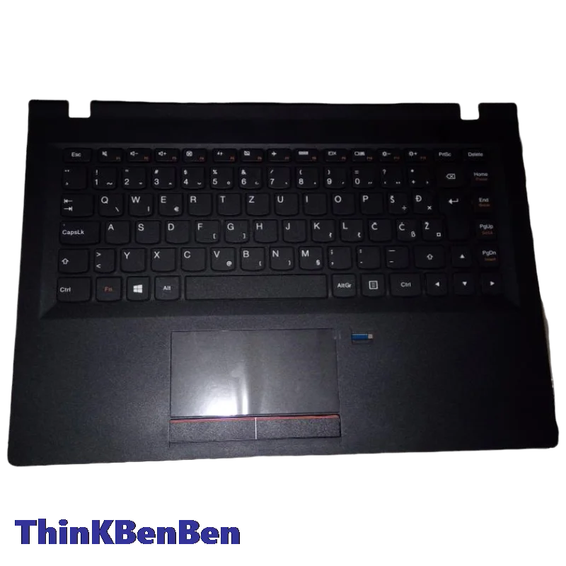 SI Slovenian Black Keyboard Upper Case Palmrest Shell Cover For Lenovo E31 70 80 5CB0K57275