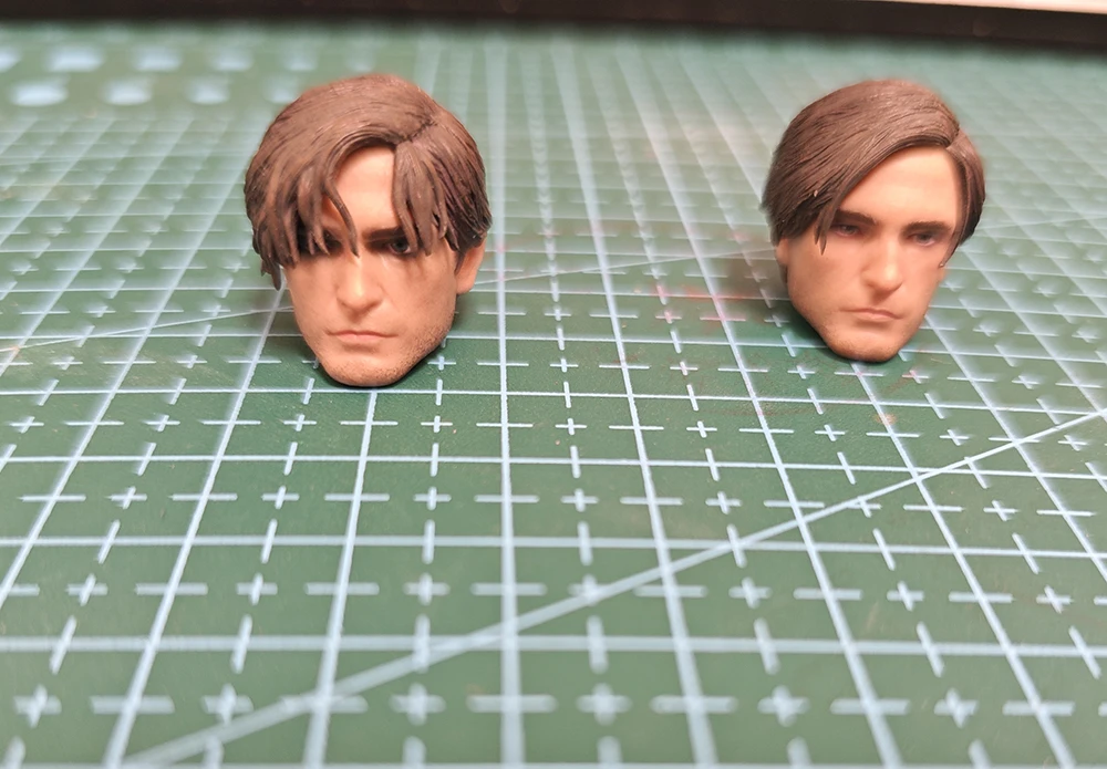 

Scale 1/12th Aton Custom I am Rich Man Soldier Bruce Head Sculpt Carving 2 Version For 6" Doll Figure Scene Component DIY