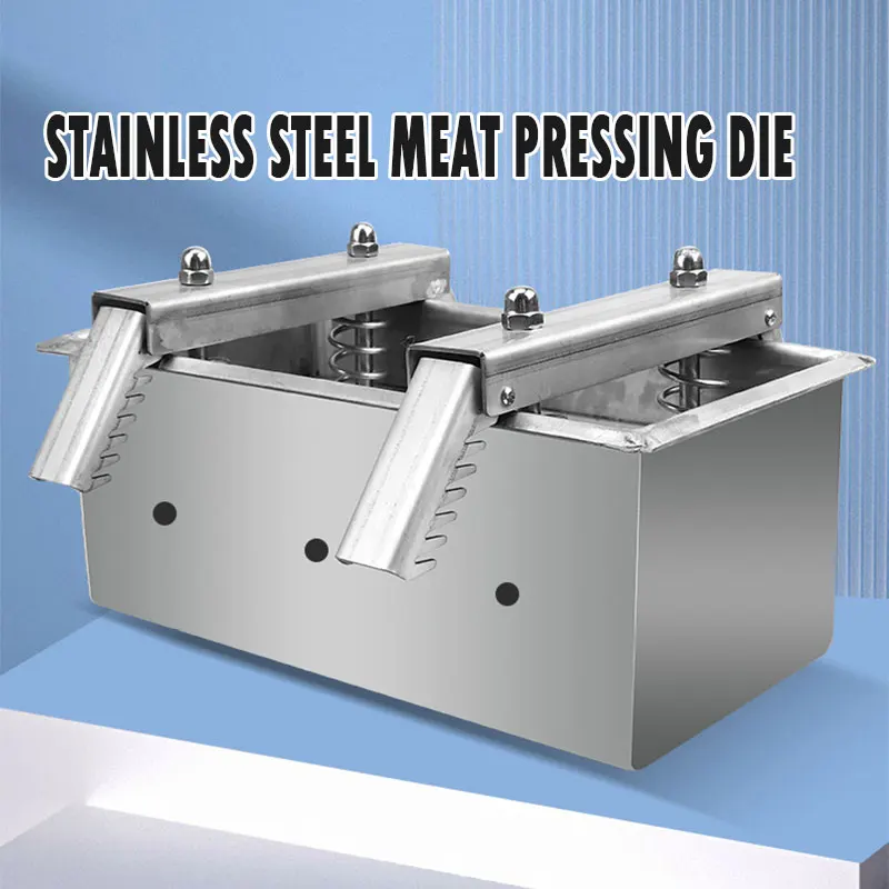 304 Stainless Steel Meat Pressing Die Box Frozen Meat Pig Head Beef And Sheep Bacon Forming Box Pressing