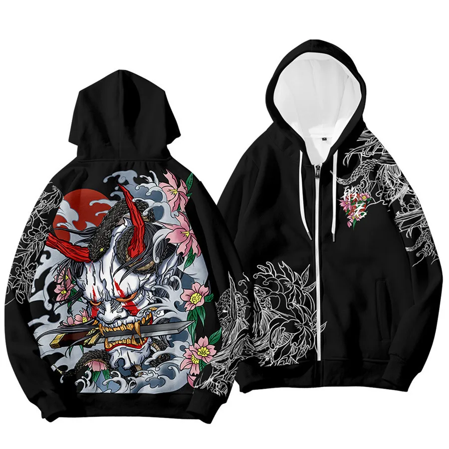 Invincible Demon 3D Hoodie Men/women Fashion Coat Long sleeve hoodies sweatshirt Traditional pattern tracksuit Men Clothes