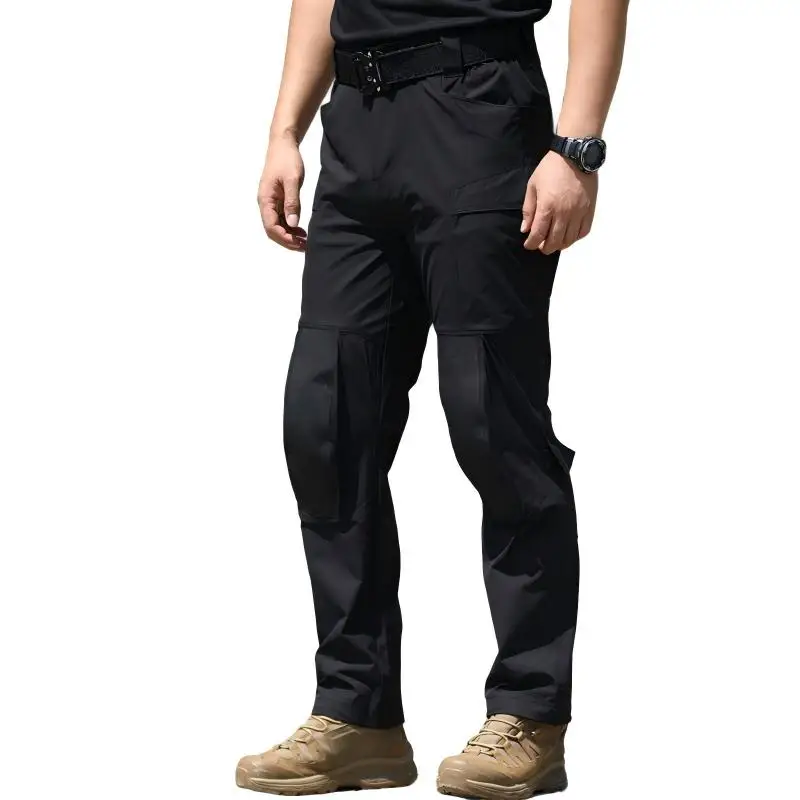 New Assault Speed Drying Pants Thin Outdoor Sports Breathable Work Pants Camo Elastic Tactical Pants
