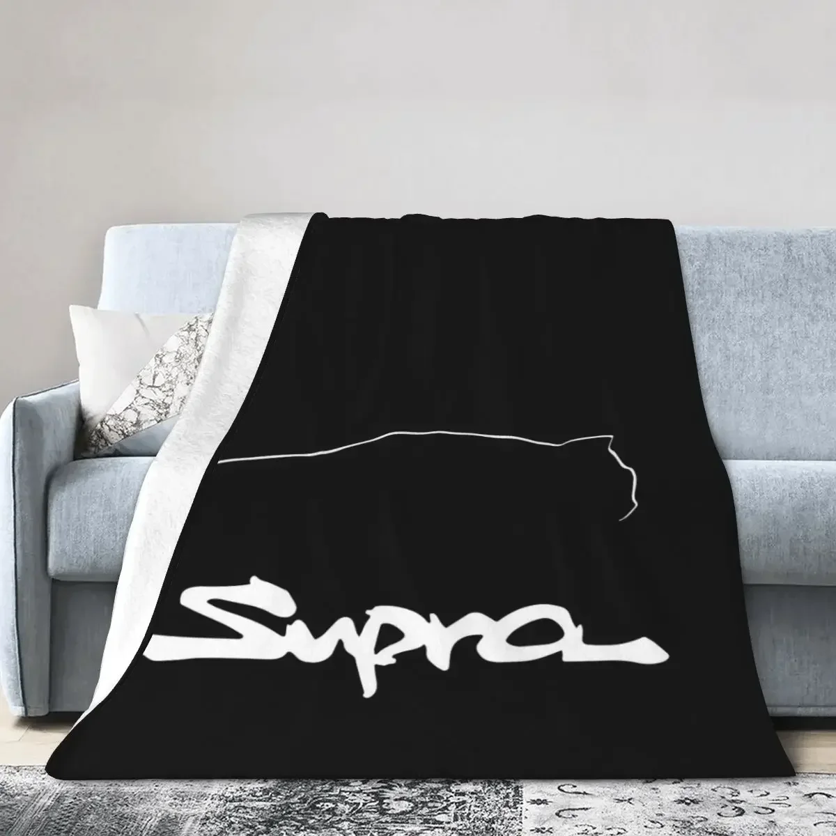 Flannel Throw Blanket Supra MKIV JZA80 Blankets Soft Bedspread Warm Plush Blanket for Bed Living room Picnic Travel Home Sofa