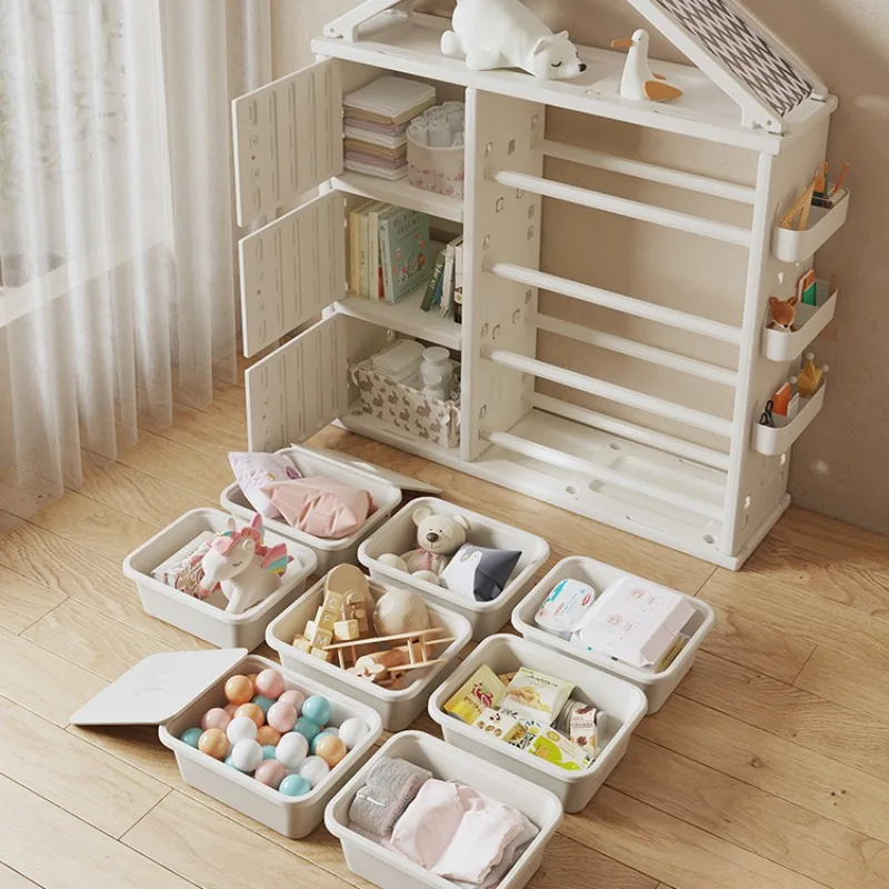 Kindergarderobe, Slaapkamer, Visuele Opbergkast, Baby Eenvoudige Kleine Kledingkast, Babykleerkast