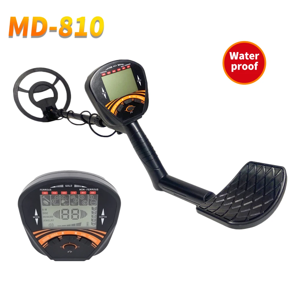 MD-810 Best Gold Detector Professional High Precision Metal Detector Gold Silver And Copper Handheld Treasure Hunter Waterproof