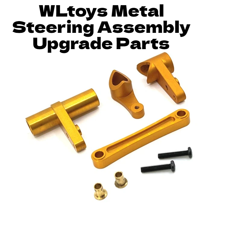 

Металлический рулевой механизм WLtoys, запчасти для модернизации, сменные аксессуары для радиоуправляемых машин масштаба 1/10, для моделей 104016, 104018, 104009, для гоночных радиоуправляемых машин