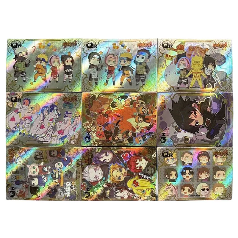 Anime NARUTO Rare CP BR TP XP LP DR QR DP ZR Refraction Game Card Tsunade Tenten Toys for boys Collectible Card Birthday Present