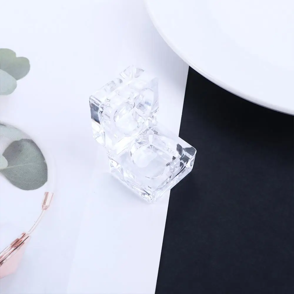 Jar Pot Square Refillable Bottles Heart shape Face Cream Empty Lipstick Box Lip Balm Box Mini Cosmetic Container Lip Rouge Case