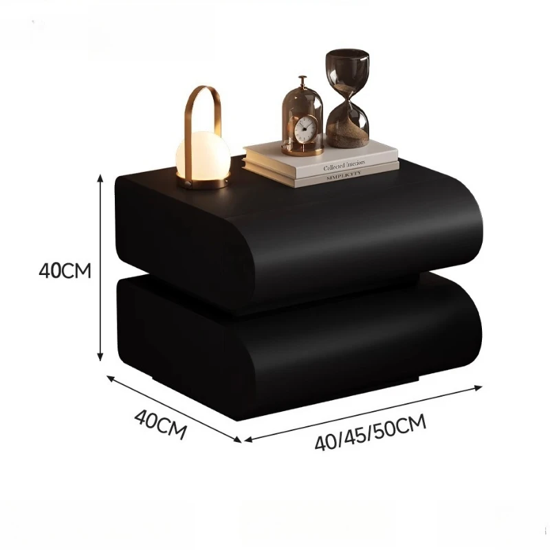 أدراج منضدة خشبية شاحن لاسلكي أثاث غرفة النوم خزانة تخزين طاولة السرير الحديثة Mesita De Noche Dormitorio
