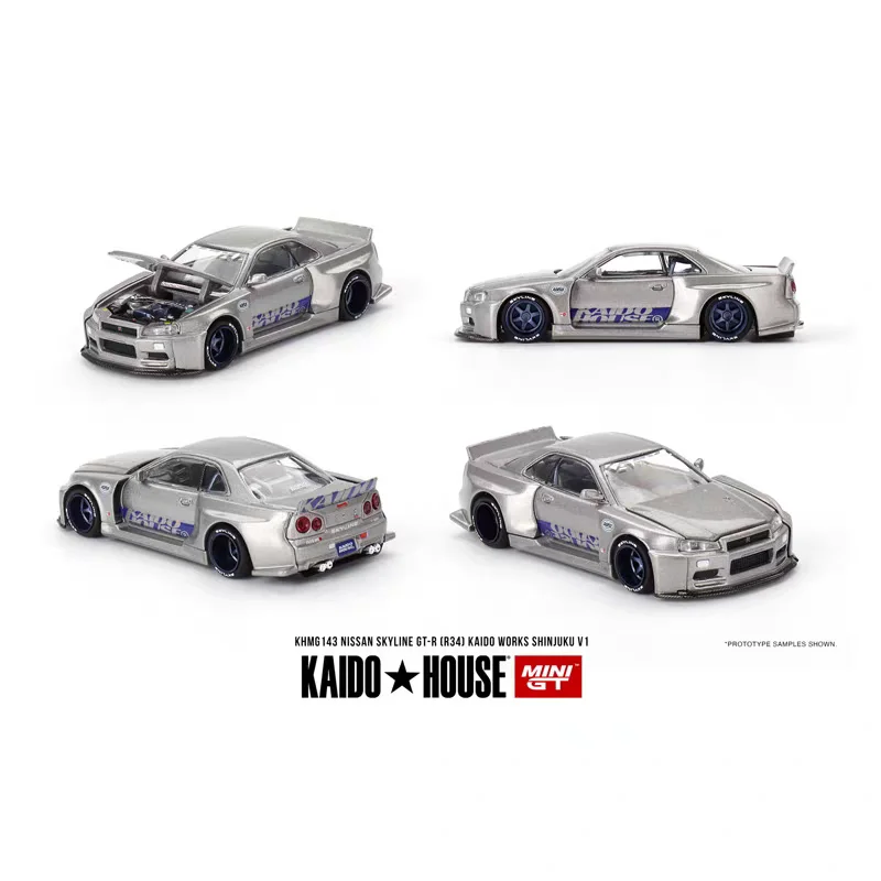 ميني جي تي كايدو هاوس 1/64 هوندا سيفيك ايف كانجو V1 ‍ ‍   139 Tsm Mini Gt Gt-R (R33) Khmg150 نموذج سيارة من خليط معدني هدية مخصصة للأولاد