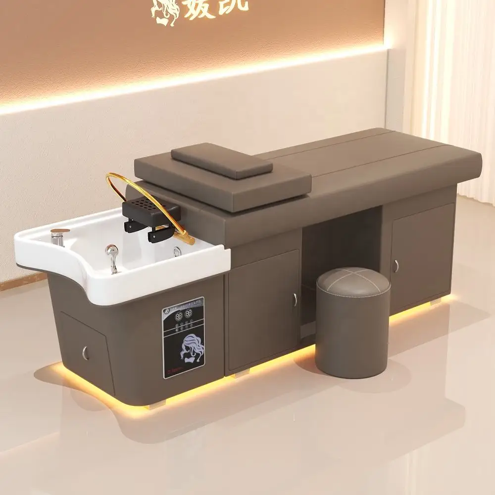 

Мебель для салона, спа-центр красоты, тайская головка, спа-кровать, светящийся диод, массажный шампунь, кровать