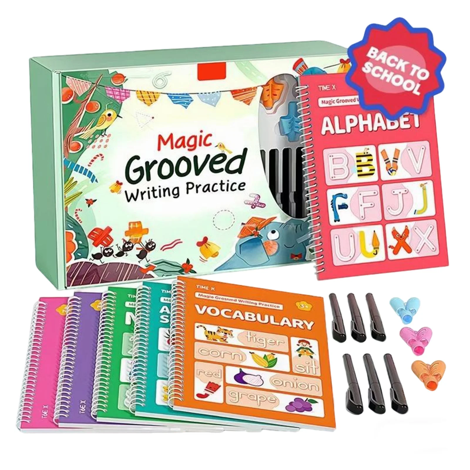 Handwriting Workbooks Reusable Handwriting Practice Books Letter Tracing Books for Kids Ages 3-5 Preschool Learning Activities