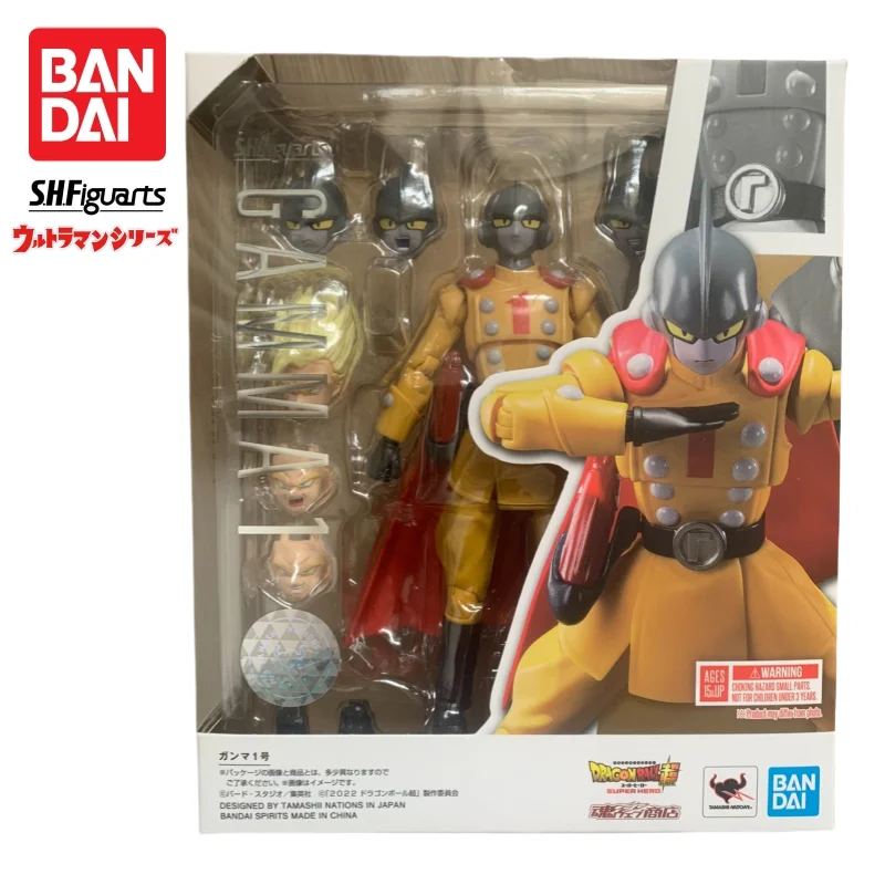 متوفر في المخزون بانداي S H Figuarts الأصلي لعبة دراغون بول جاما 1 دمية العلامة التجارية الجديدة محاصر عمل الشكل شخصيات أنيمي نموذج المرآب