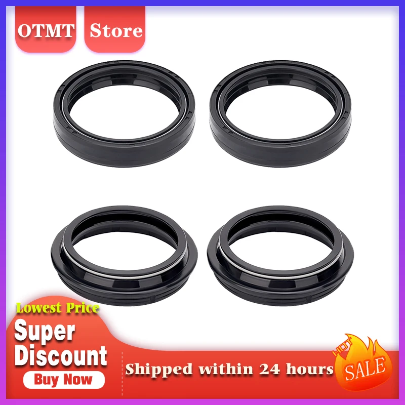 43*52.9*9.5 Motorcycle Front Fork Damper Oil and Dust Seal For KTM 1190 RC8R 200 300 690 Duke 390 RC 85 SX For Husqvarna TC85