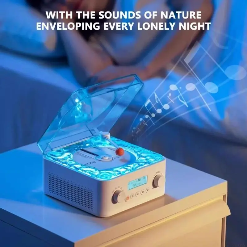 

E56B Рождественский подарок Bluetooth-совместимый музыкальный плеер со светодиодной подсветкой белого шума