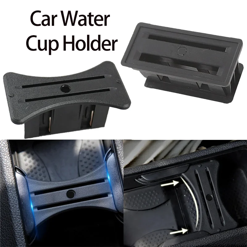 

Car Water Cup Holder For VW MK6 Golf 7/7.5 Golf 6 GTI R20 2008-2012 Cup Limit Card Insert Coin Slot Center Console Gap Organizer