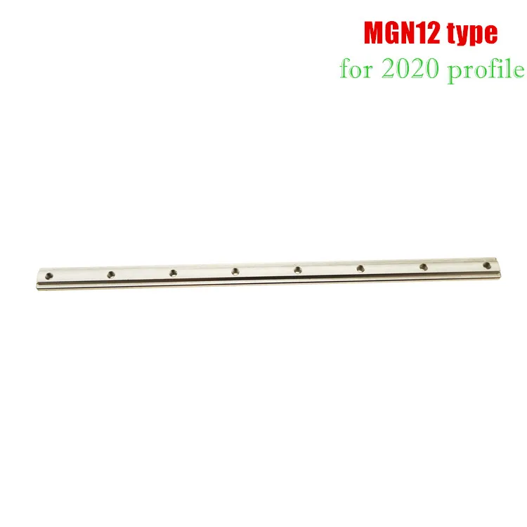 1pcs BLV MGN12 Linear Rail Fixing Aluminum Bar for 2020 Aluminum Profile, DIY BLV 3D Printer Parts