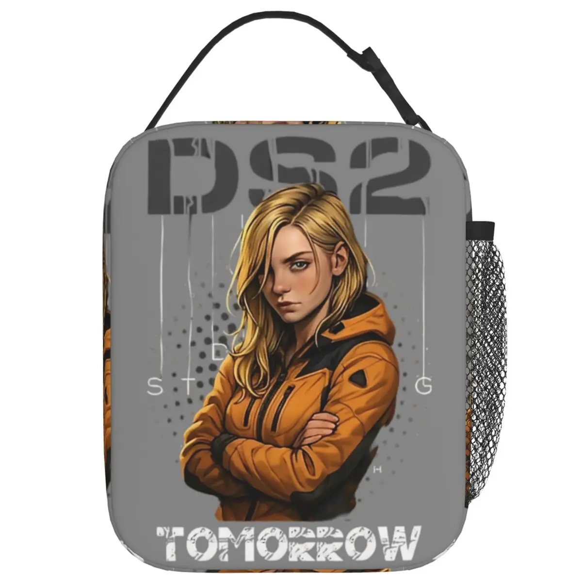 

Death Stranding 2 Tomorrow Lunch Bag For Men Video Game Lunch Box Picnic Cooler Bag Insulated Oxford Thermal Tote Handbags