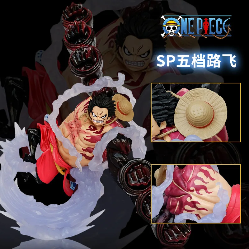 Genuino in Magazzino BANPRESTO One Piece Figure Monkey D Luffy Action Figures 20 cm PVC Modello Collezione Ornamen Giocattoli Regali per bambole