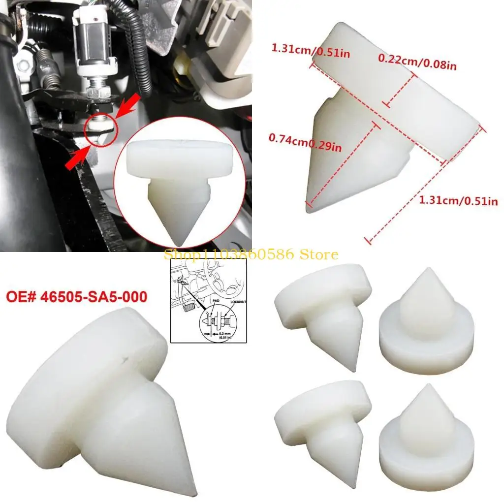 242A Car Accessories Clutch Pedal Stop Pad for Acura-Civic 46505-SA5-000 46505SA5000