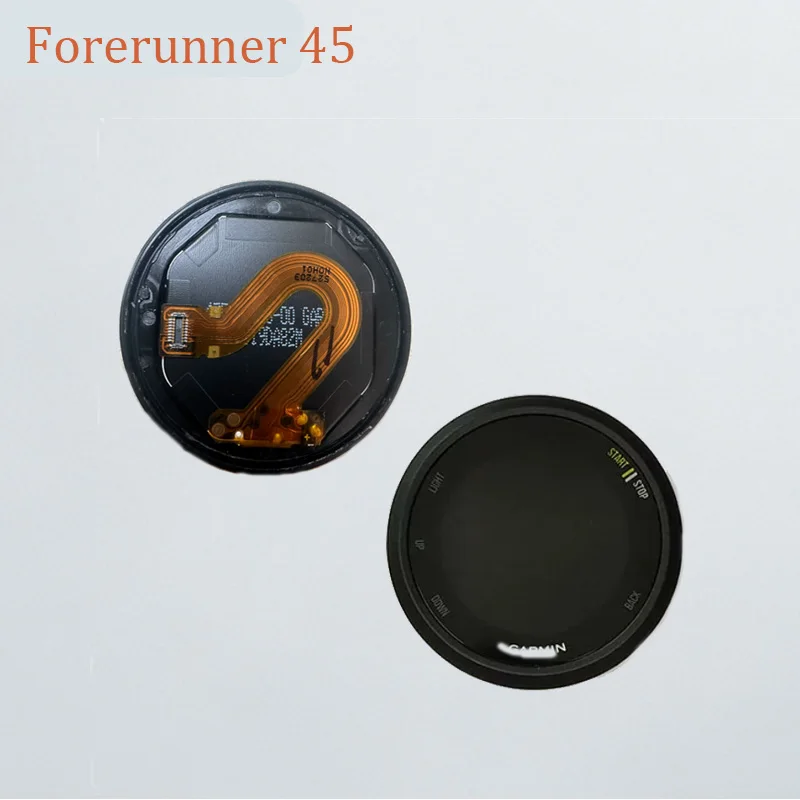 Pantalla LCD original para reloj inteligente Garmin Forerunner 45; repuesto de pantalla táctil MIP y digitalizador para reparación del monitor del modelo 45.