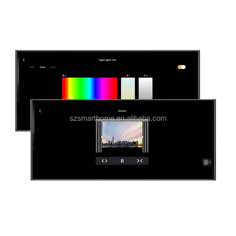 12 Inch Touch Control Panel with Gateway Audio Music Play Light-dimmer Android Smart Home Central Control Panel Smart Home