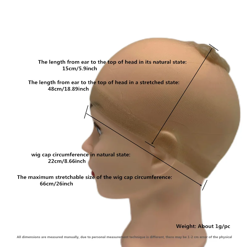 Transparent HD Wig Cap, Ultra-thin Stretchy Stocking Caps