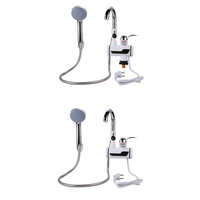 Instant Water Heater Shower 220V Kitchen Faucet EU Plug Electric Water Heater 3000W Digital Display Gadgets