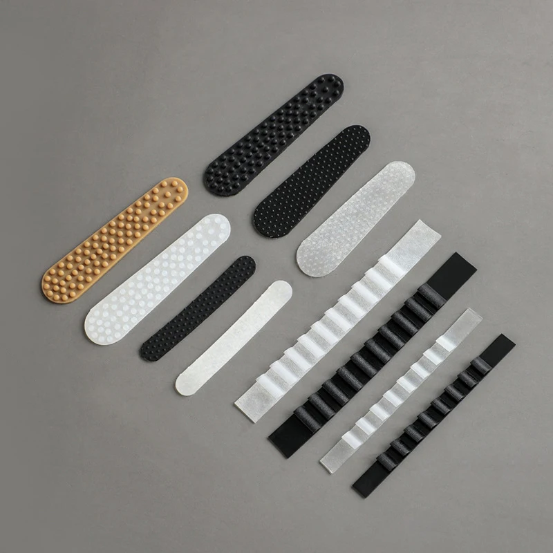10 Pcs Hanger Anti-slip Strip Coat Non-Slipping Strips Anti-shedding Wardrobe Handles Plastic Clothes Hangers Clip Silicone
