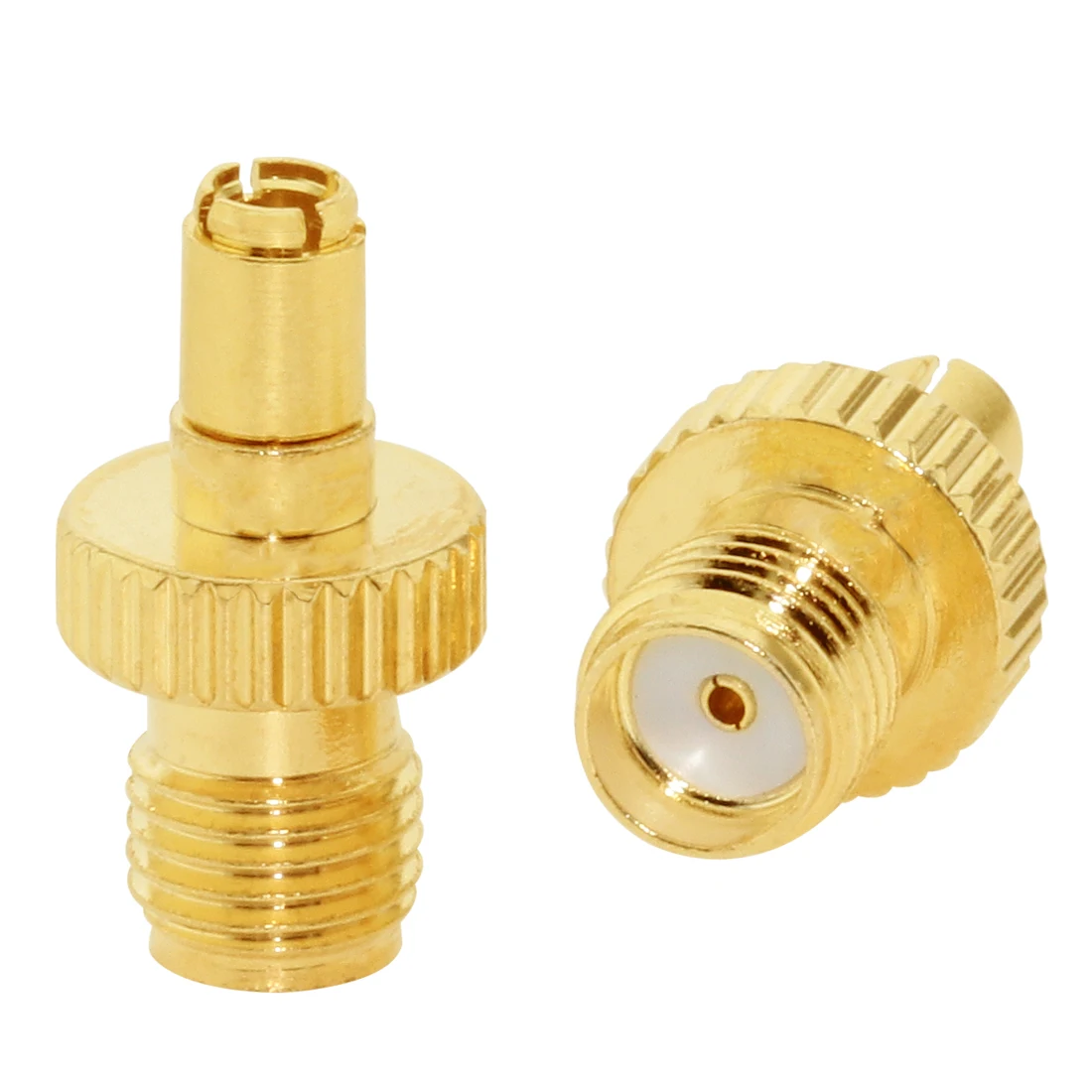 Conector hembra SMA a enchufe macho TS9, convertidor de adaptador coaxial RF, polígono recto chapado en oro, venta al por mayor, 1 pieza, nuevo