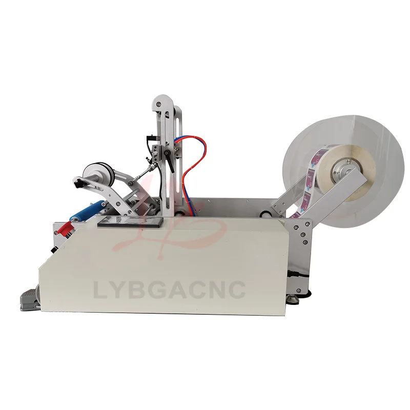 Controller touch screen per etichettatrice per bottiglie rotonde semiautomatica pneumatica LY-190 per opzioni autoadesive 220V 110V