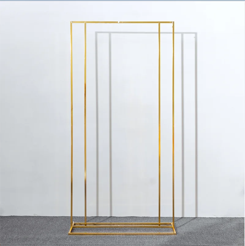 

Wedding Frame Metal Square Arch Poster Sign Stand photo booth backdrops stand decoration