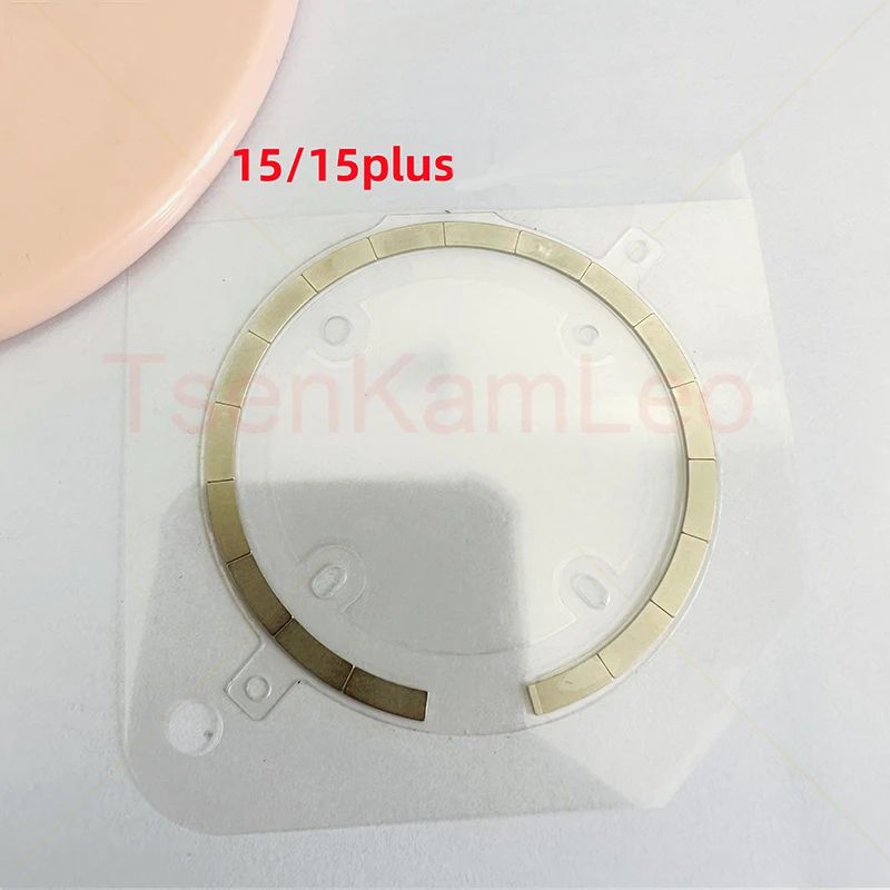 1Pcs for Magsafe Wireless Original Charging Magnet Module For iPhone 14 14Plus 15Pro Max Backshell Cover Glass Replacement Parts