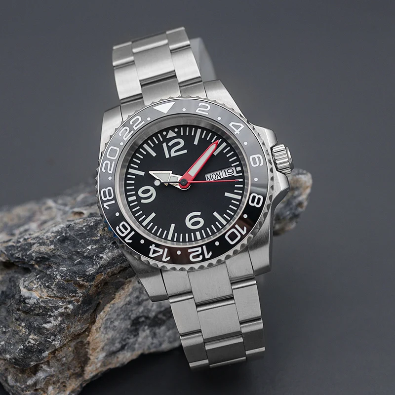 2023 Nieuwe Heren Horloge NH36 Automatische Mechanische Horloge Luxe Sport Roestvrij Staal Saffier Glas 100M Waterdicht Horloge