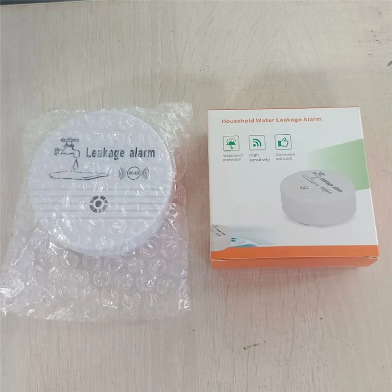 PTST Household Anti-Leak Alarm Water Immersion Detector Washing Machine Drainage Overflow Water Level Alarm 1 Piece