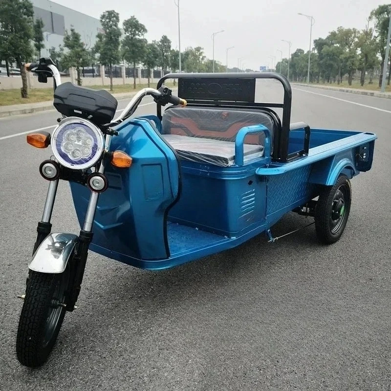 Electric Tricycle Freight Flat Cargo Casual Adult Cargo Battery Car