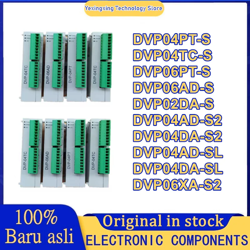 DVP04PT-S DVP04TC-S DVP06PT-S DVP06AD-S DVP02DA-S DVP04AD-S2 DVP04DA-S2 DVP04AD-SL DVP04DA-SL DVP06XA-S2 Novo Original em estoque