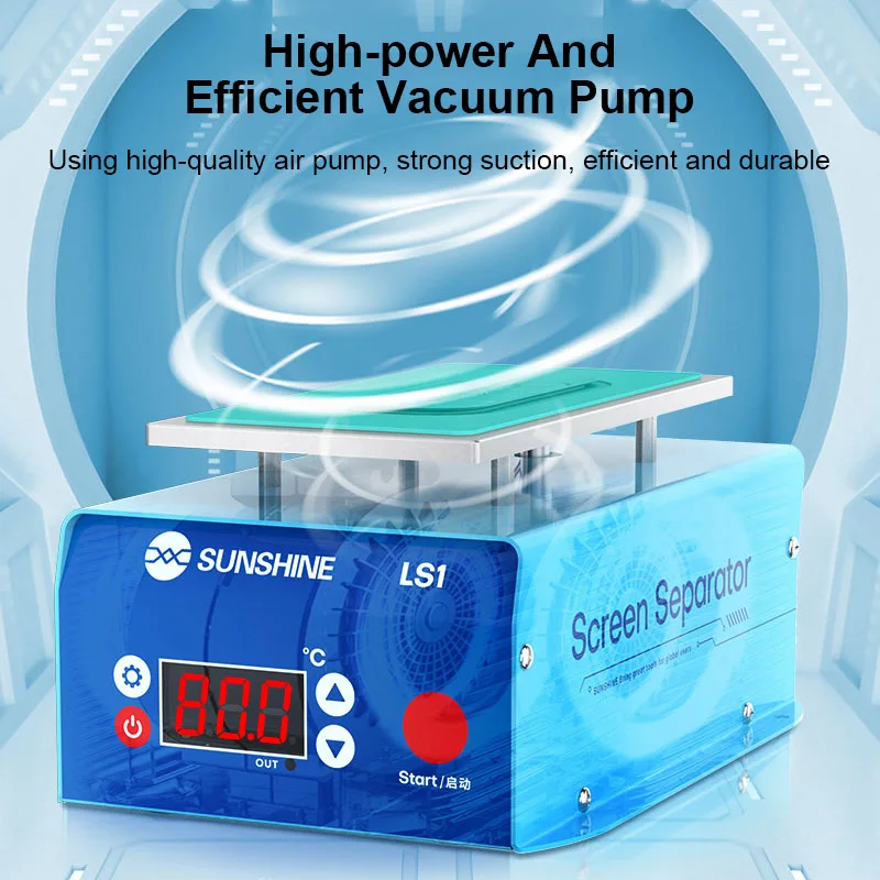 SUNSHINE LS1-máquina de eliminación de calor para mantenimiento de teléfono móvil, RL-059 Plus, guantes de alambre de corte para pantalla LCD, RL-063