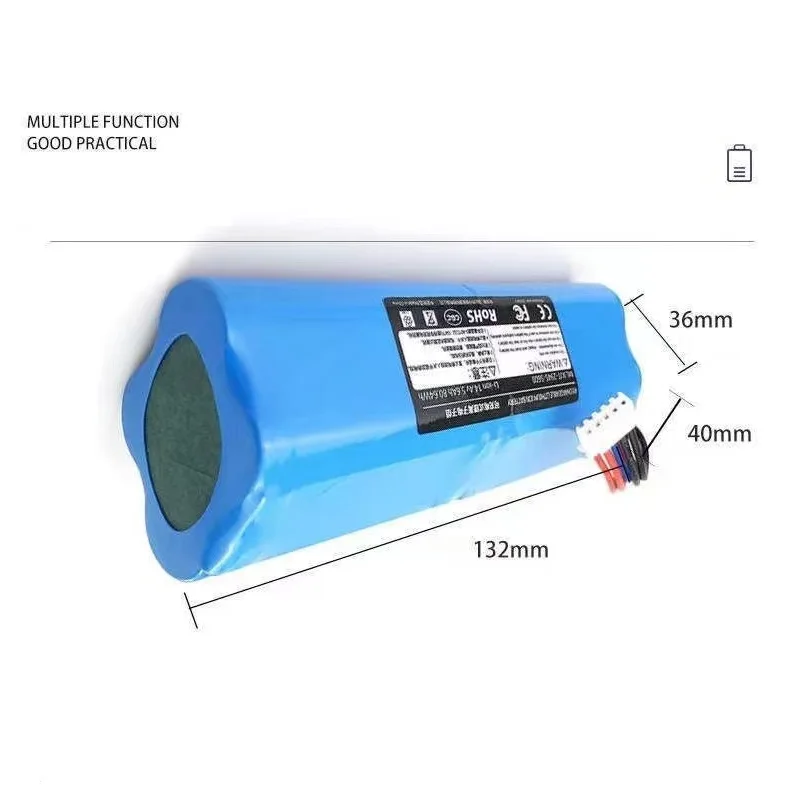 5600mAh Bateria Li-Ion Para Ecovacs Deebot Omni X1 Robot Aspirador Acessórios Novo