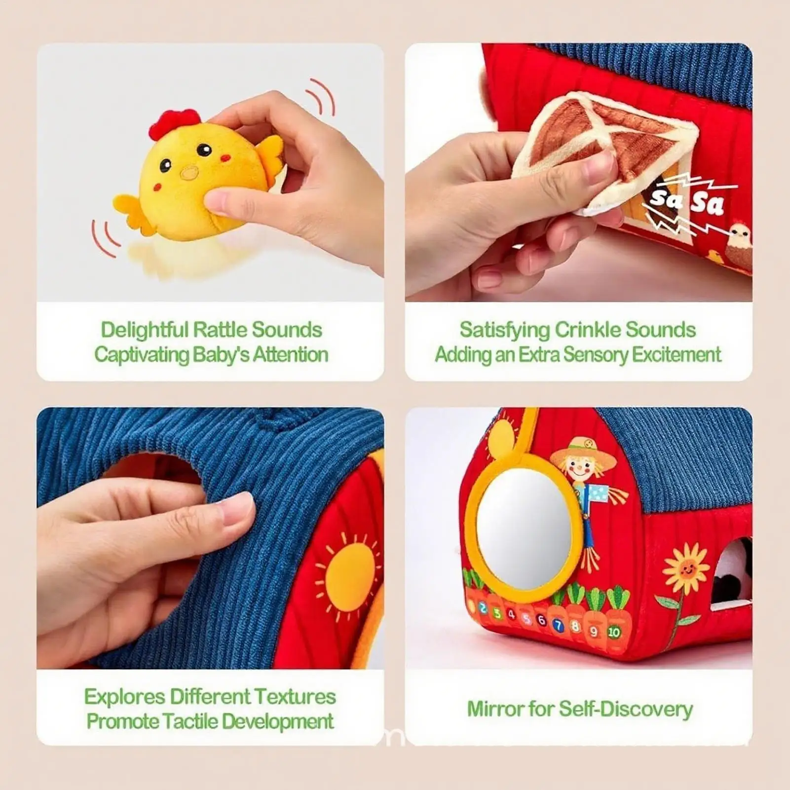 Jouet de pêche en tissu avec tasses empilables, jeu d'apprentissage préscolaire, jouets d'interaction Parent-enfant pour la maison, la salle de classe, les voyages amusants