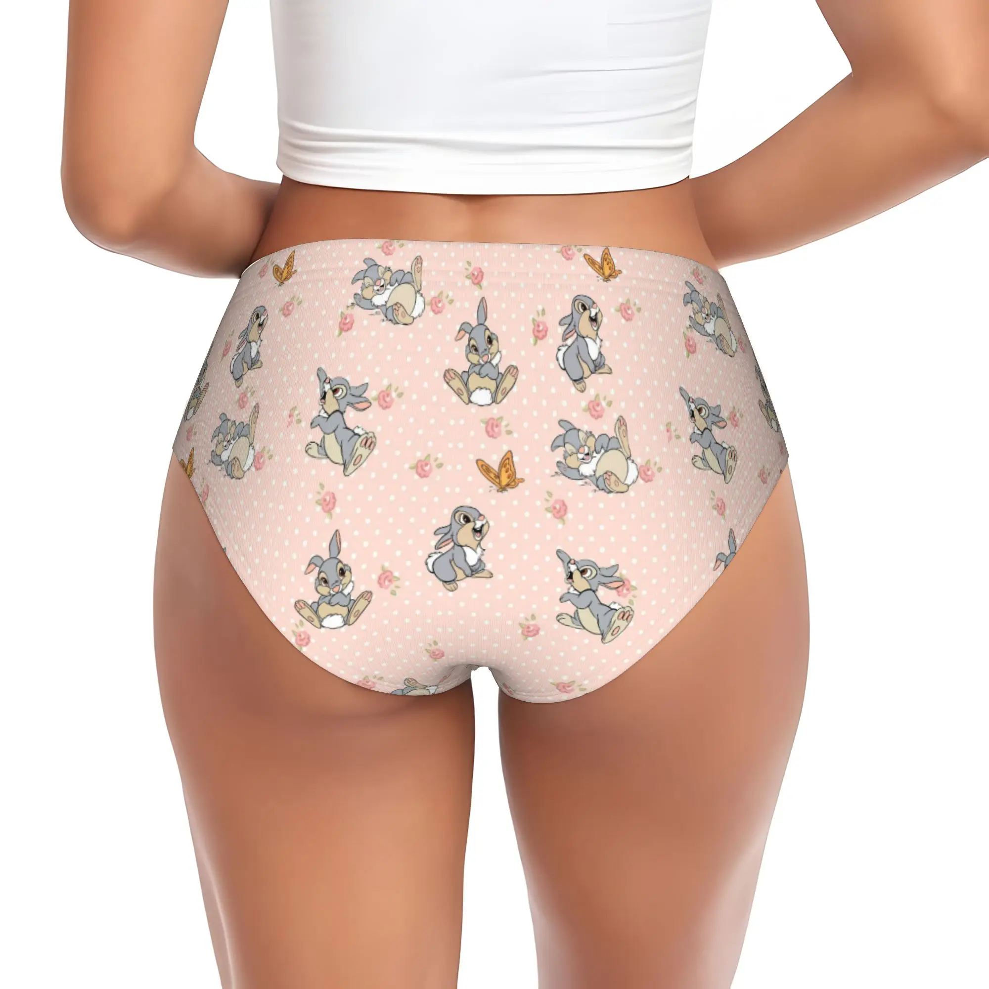 Custom Women's B-Bambies Anime Panties Breathable  Briefs Underwear