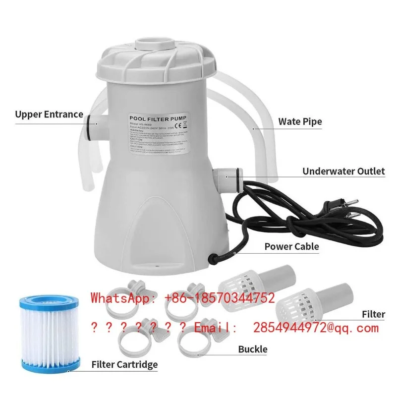 Ljy Filter Pump Is Suitable for Surface Swimming Pool Simple Frame Impurity Filtration Spot Quick Delivery